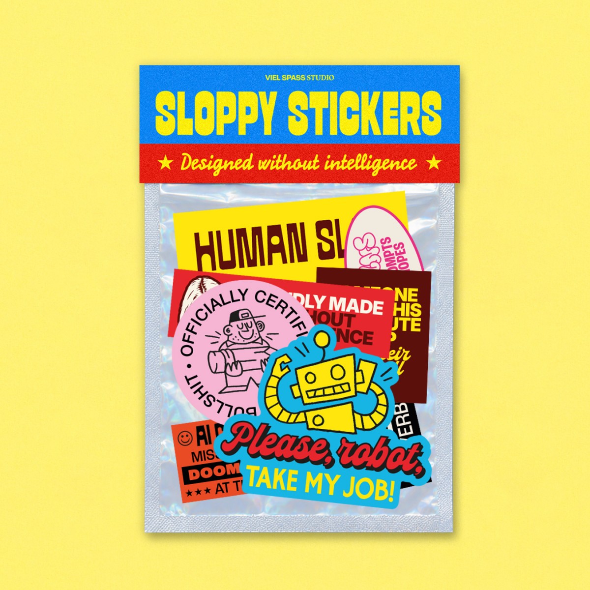 Sloppy Stickerset – Viel Spass Studio