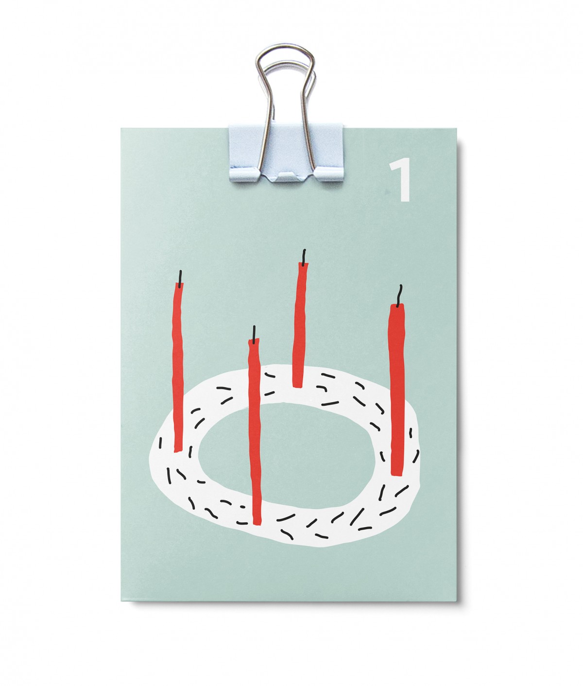 UNTER PINIEN – Mini Kärtchen Kalender