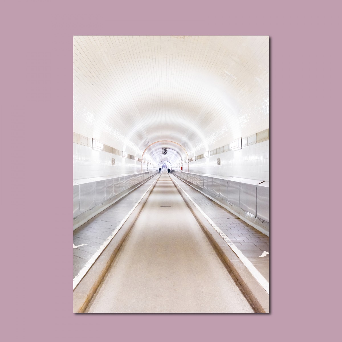 'Alter Elbtunnel' limitierter Fotodruck auf Naturpapier, DIN A2, klimaneutral gedruckt / Ankerwechsel Verlag