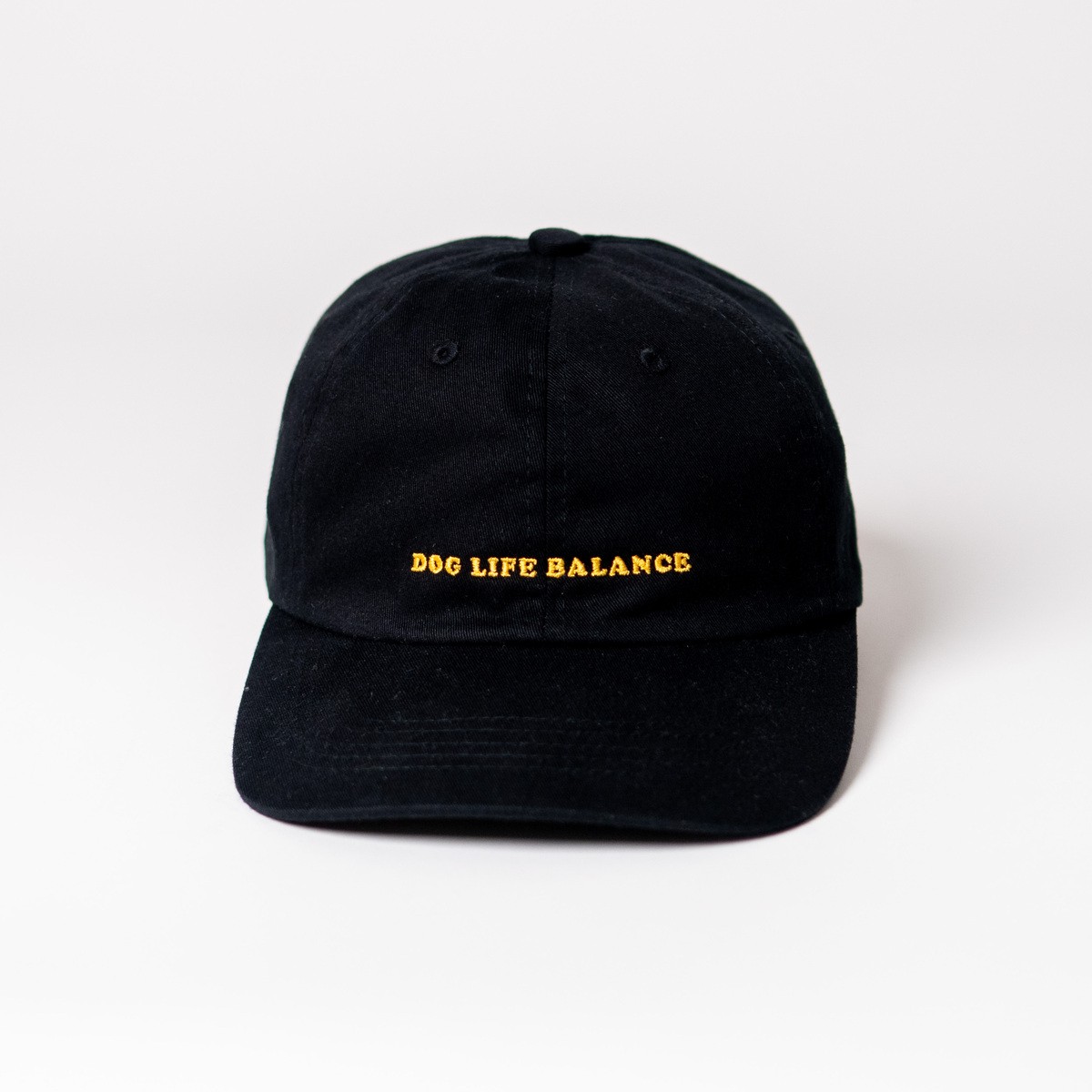 Dog Life Balance Premium Dad Cap - black & orange - arrel