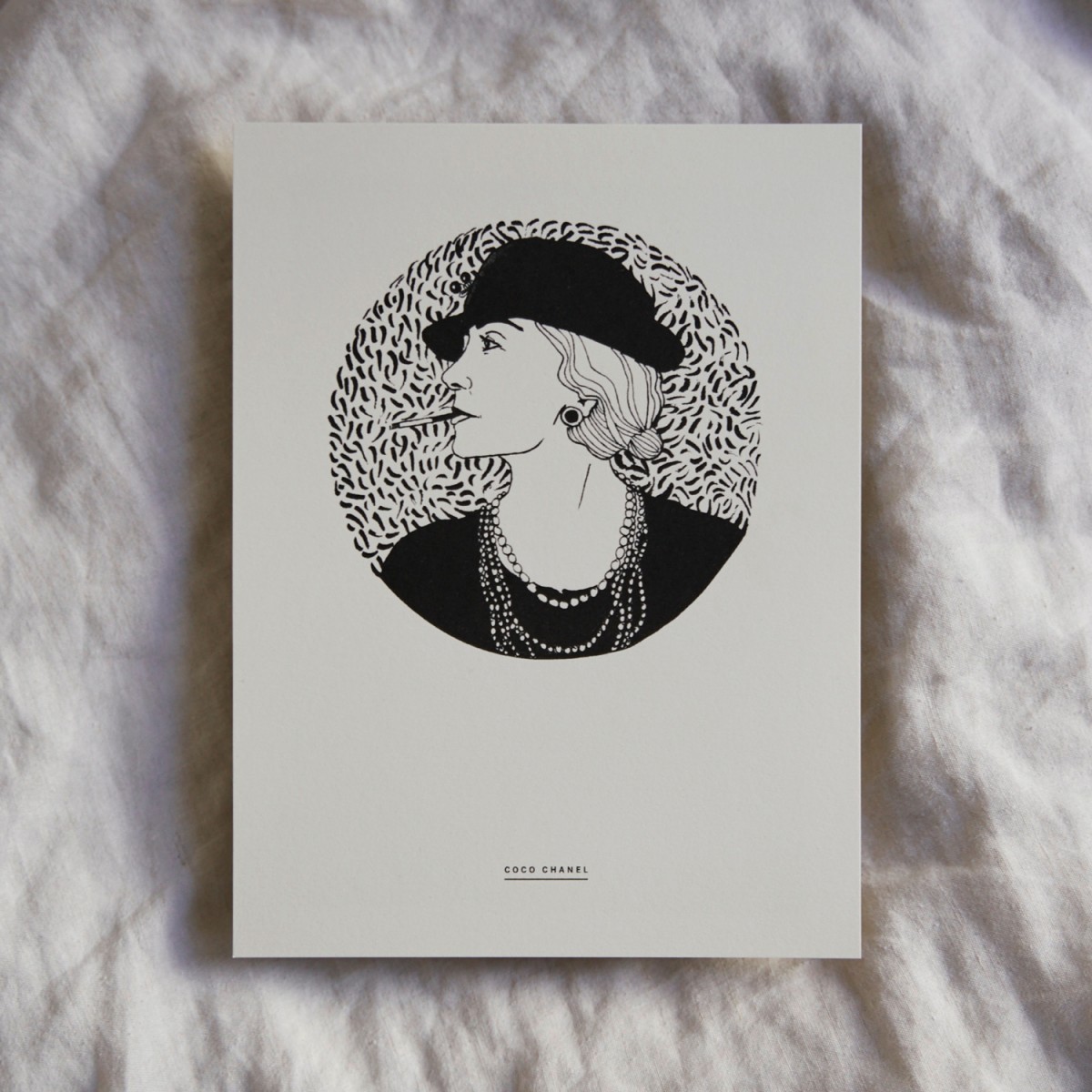 Coco – Art Print – Inspiring women in history Edition (schleunbertxlinus)