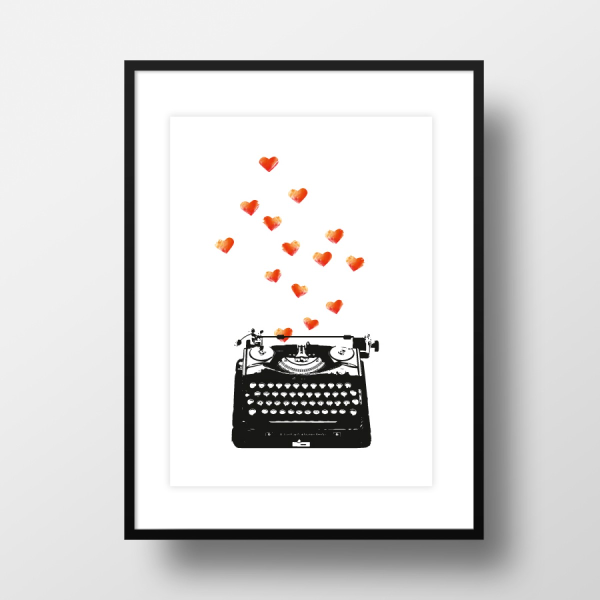 Amy & Kurt Berlin A4 Artprint "Loveletter"