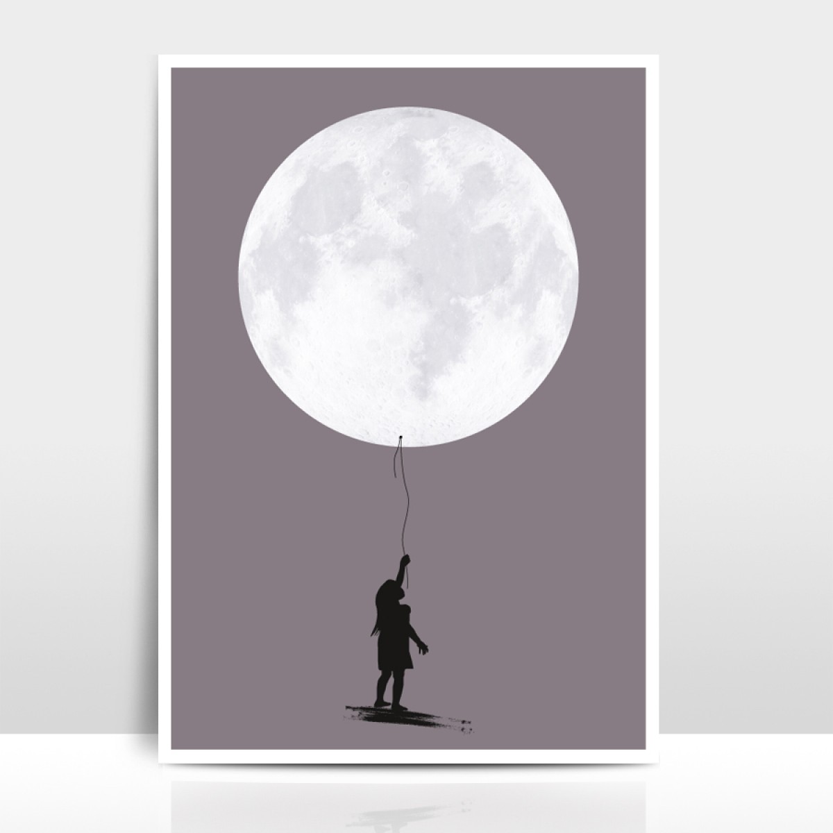 Amy & Kurt Berlin A4 Artprint "Moonballoon"