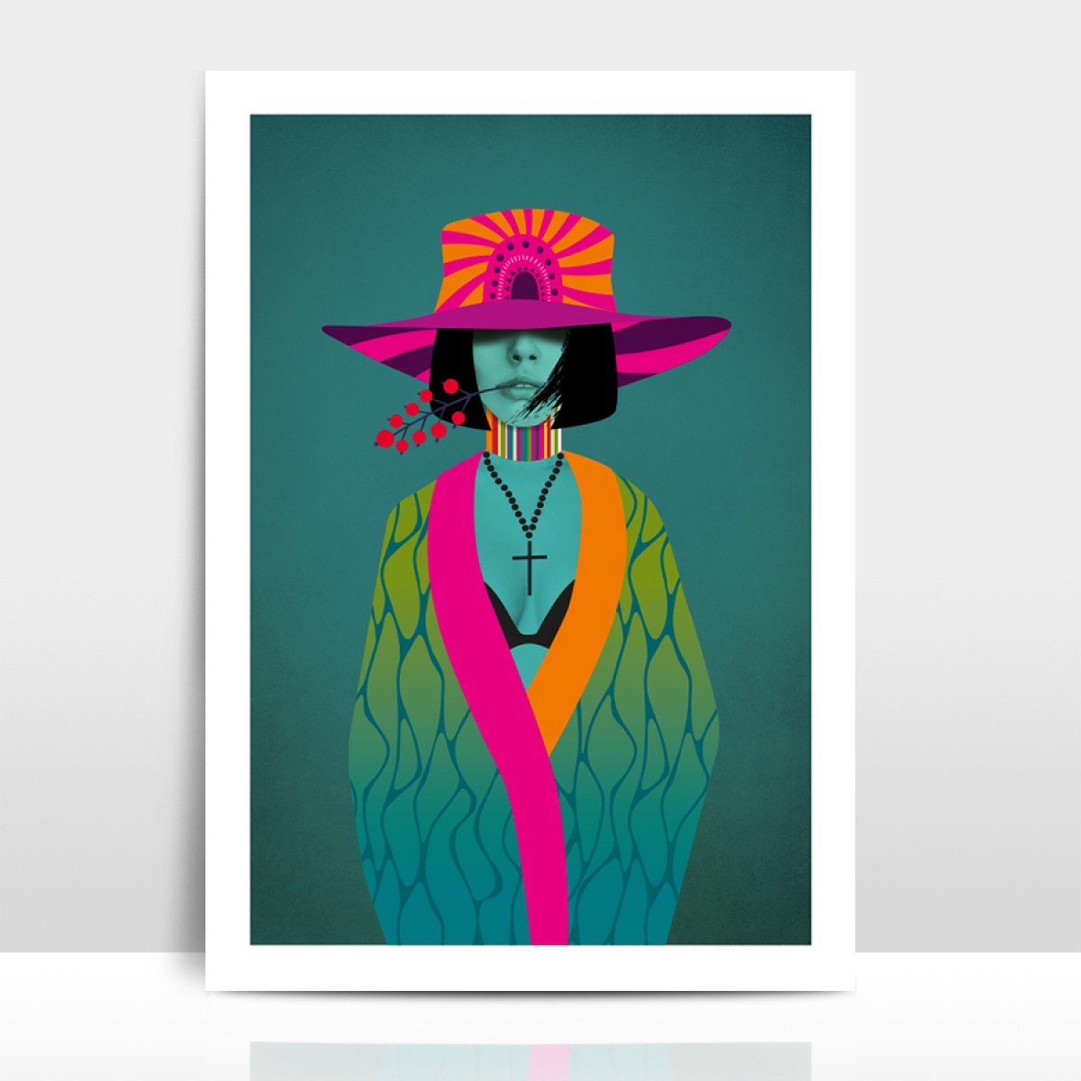 Amy & Kurt Berlin Artprint "Neon Stella"