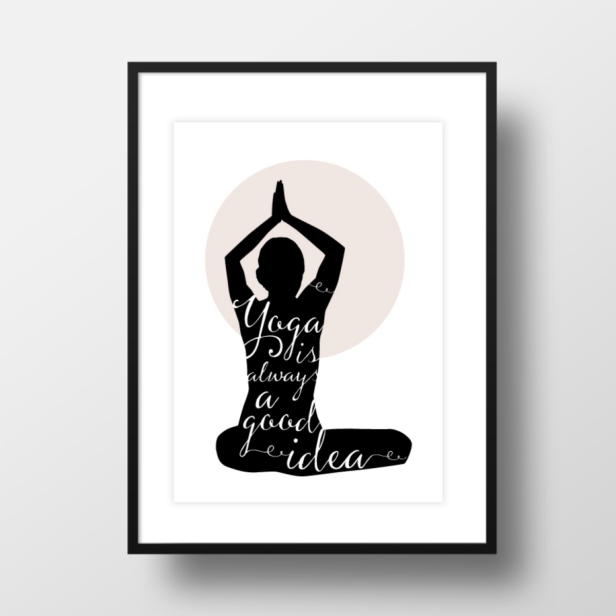 Amy & Kurt Berlin A4 Artprint "Yoga"