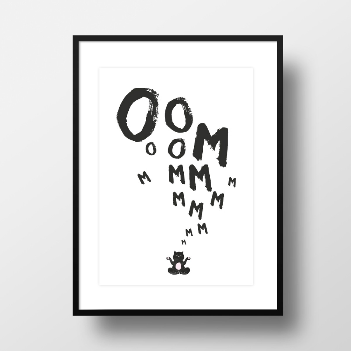 Amy & Kurt Berlin A4 Artprint "Ooommmm"