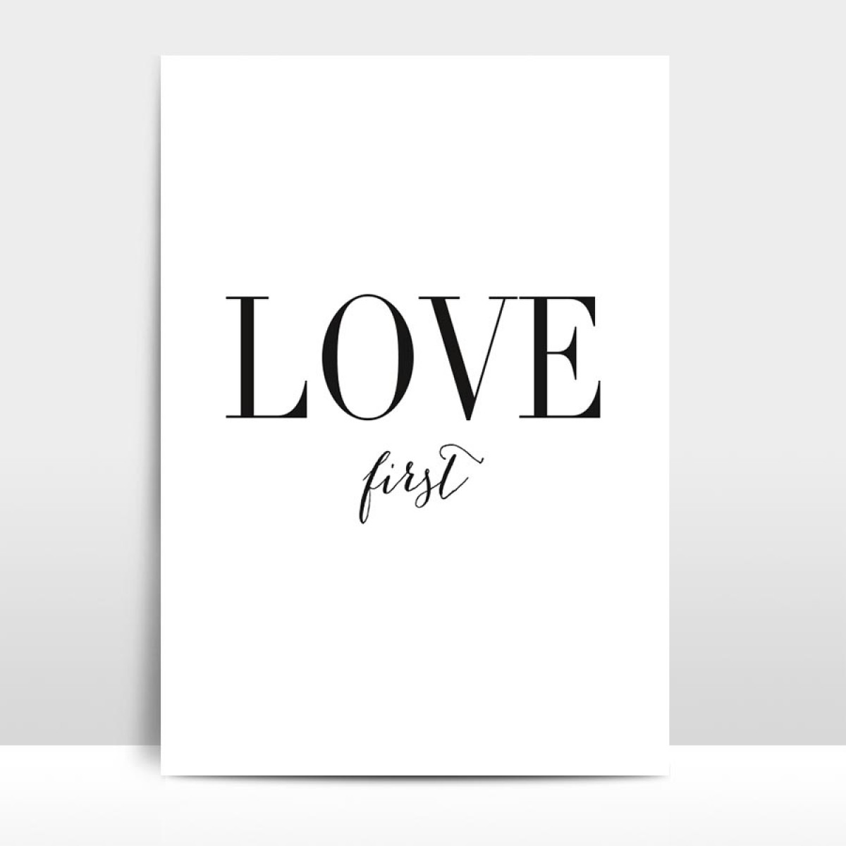 Amy & Kurt Berlin A3 Artprint "Love first"