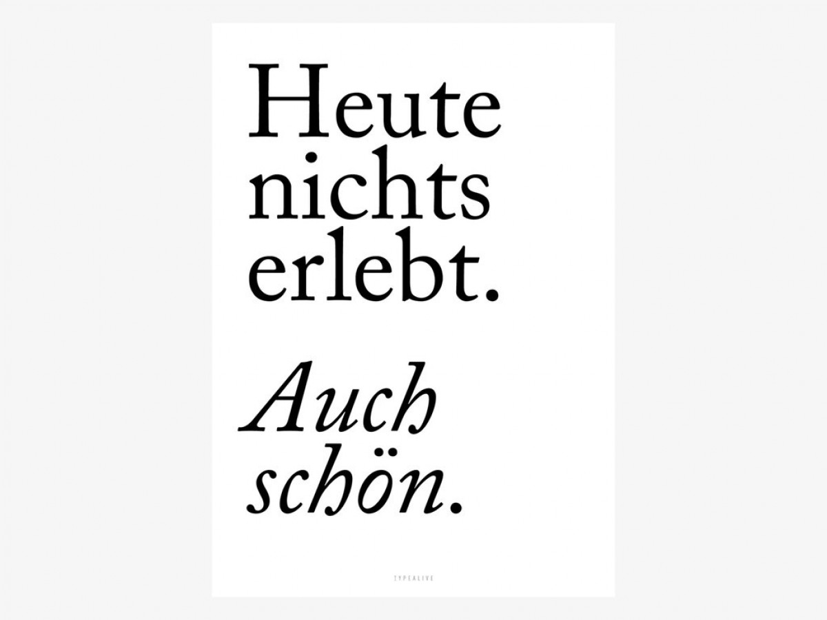 typealive / Auch Schön