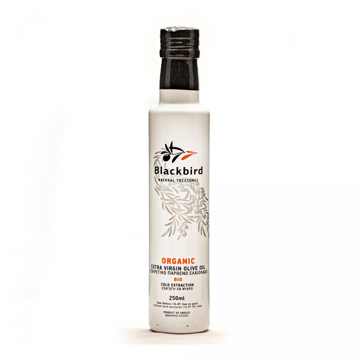 BLACKBIRD Olivenöl Extra Nativ BIO 
250 ml Flasche