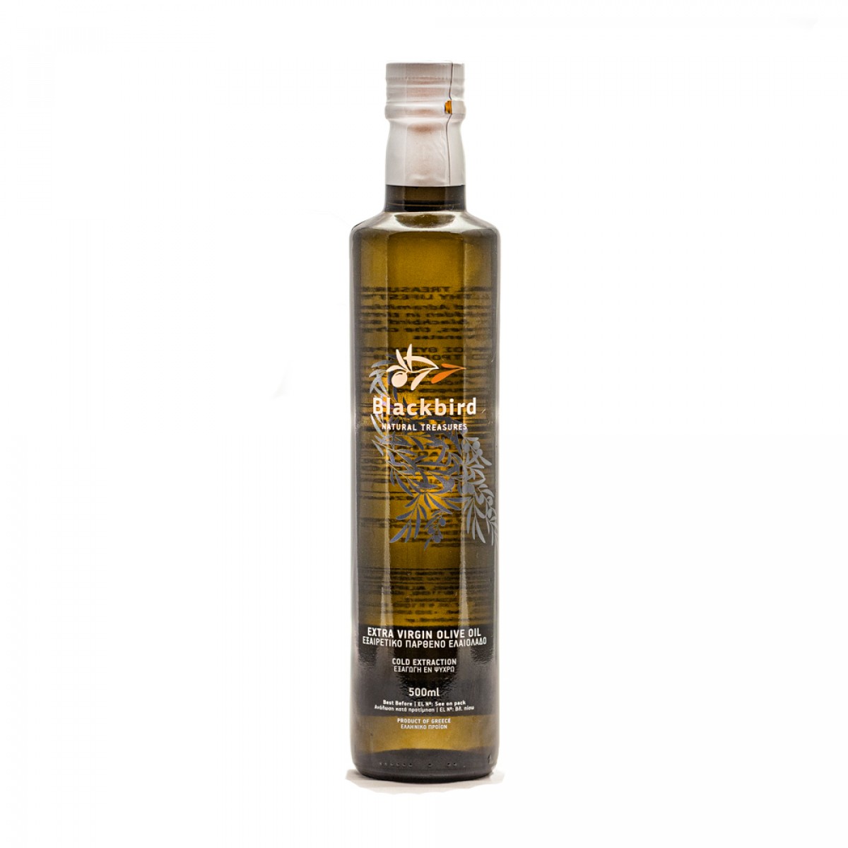 BLACKBIRD Olivenöl Extra Nativ - 500ml Glasflasche