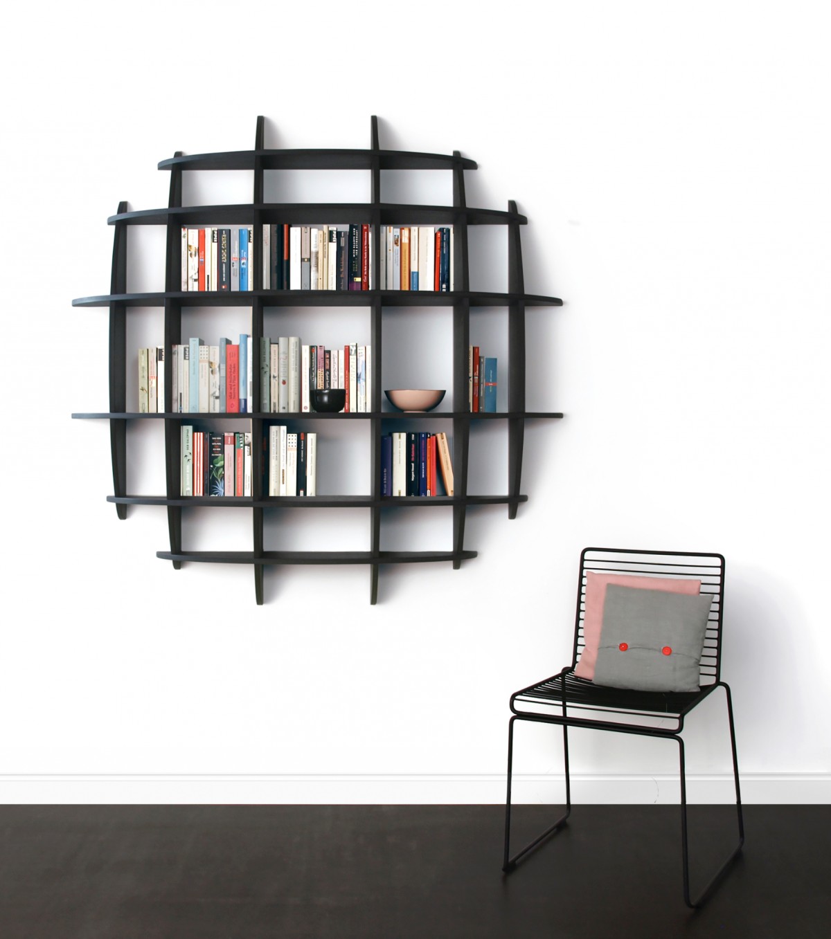 ellips design Wandregal Big Jim 150 aus MDF schwarz