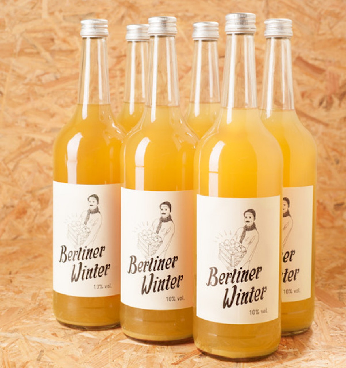 6 x 1,0l Berliner Winter (Glühweinalternative mit Apfelsaft & Wodka) 