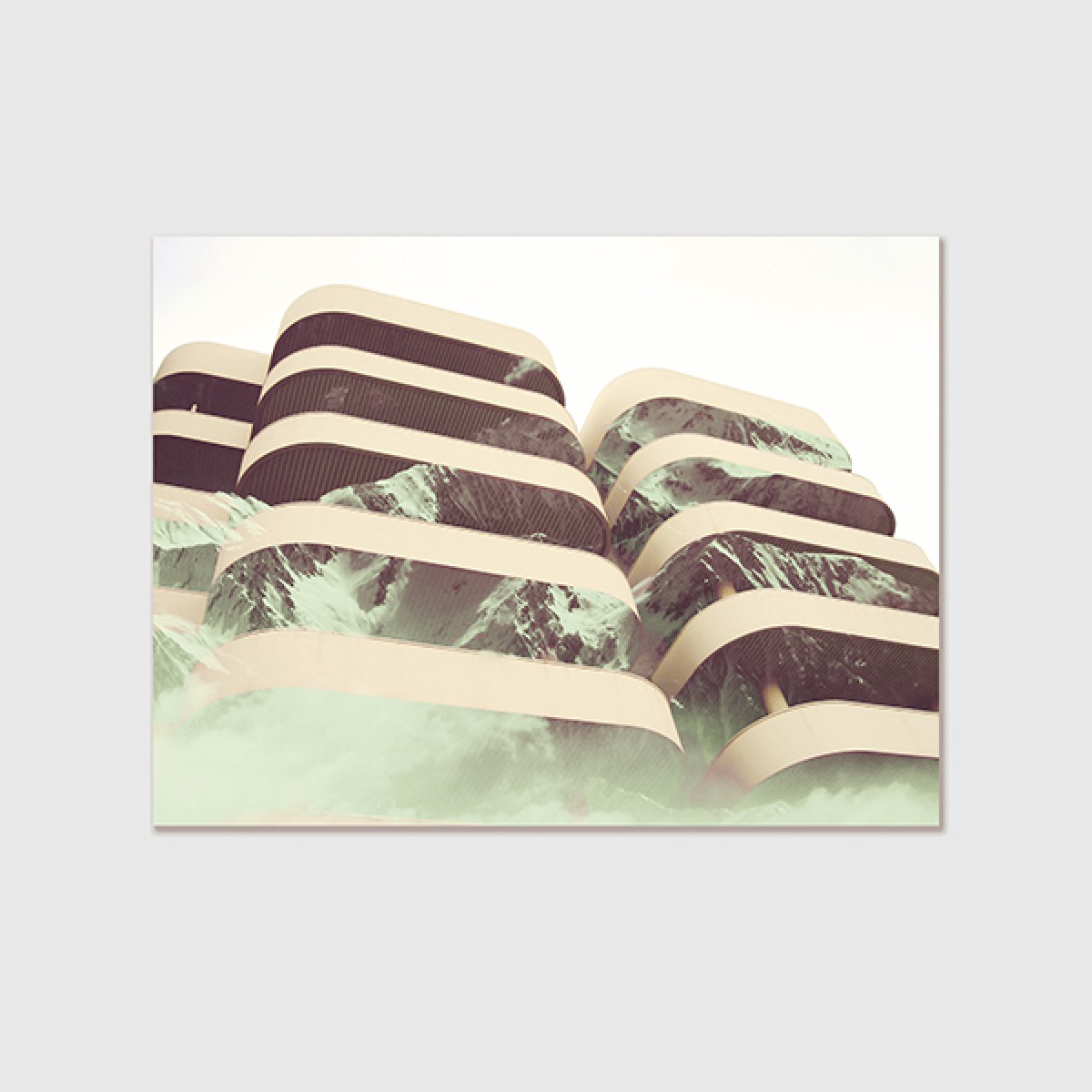 ZEITLOOPS "Balkons", Poster ca. A4 / A3