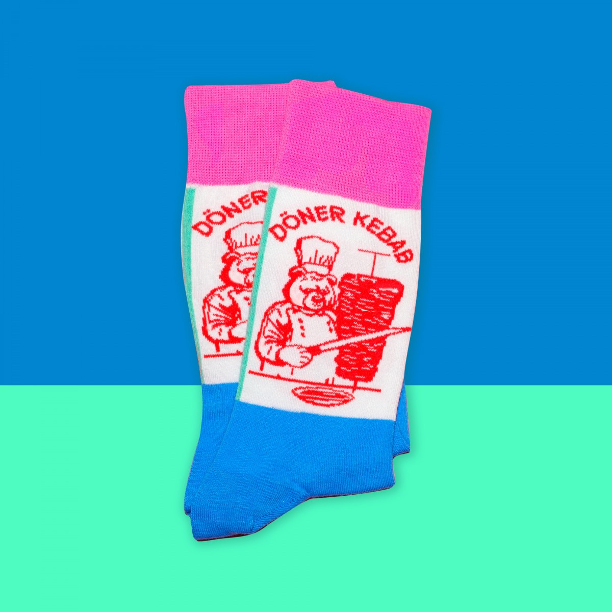 Berlin Bear Is Making Döner Socken von Offbeat