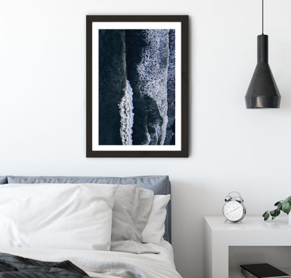 nahili ARTPRINT / POSTER "in the OCEAN" Natur - Drohne Fotografie Wellen Meer (DIN A1/A3 & 50x70cm)