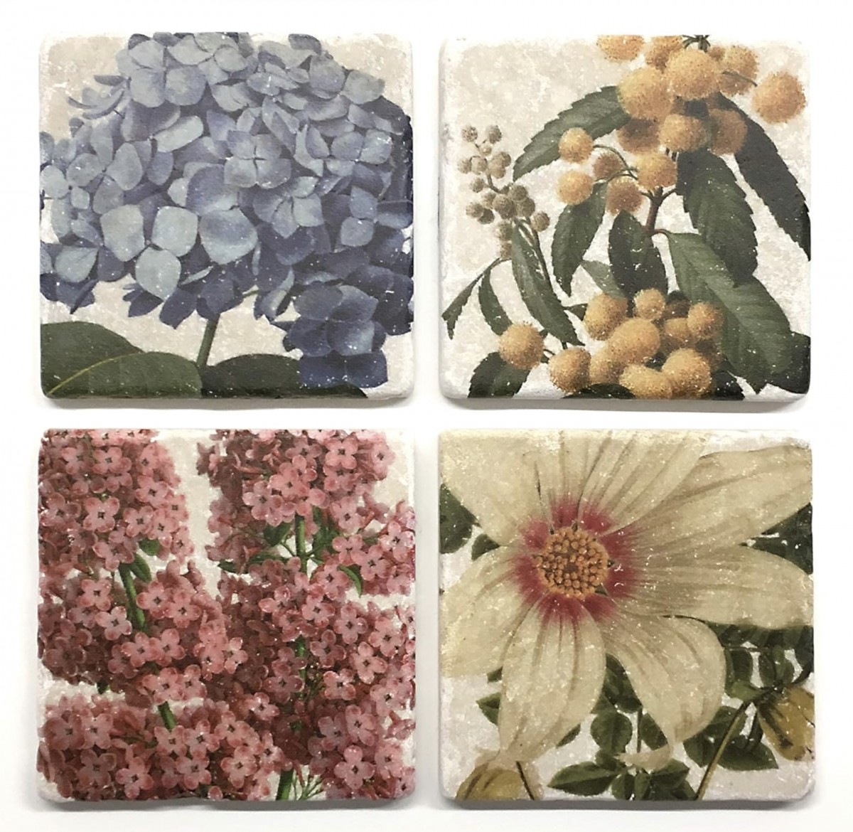 Westpaket Marmoruntersetzer Blumen
