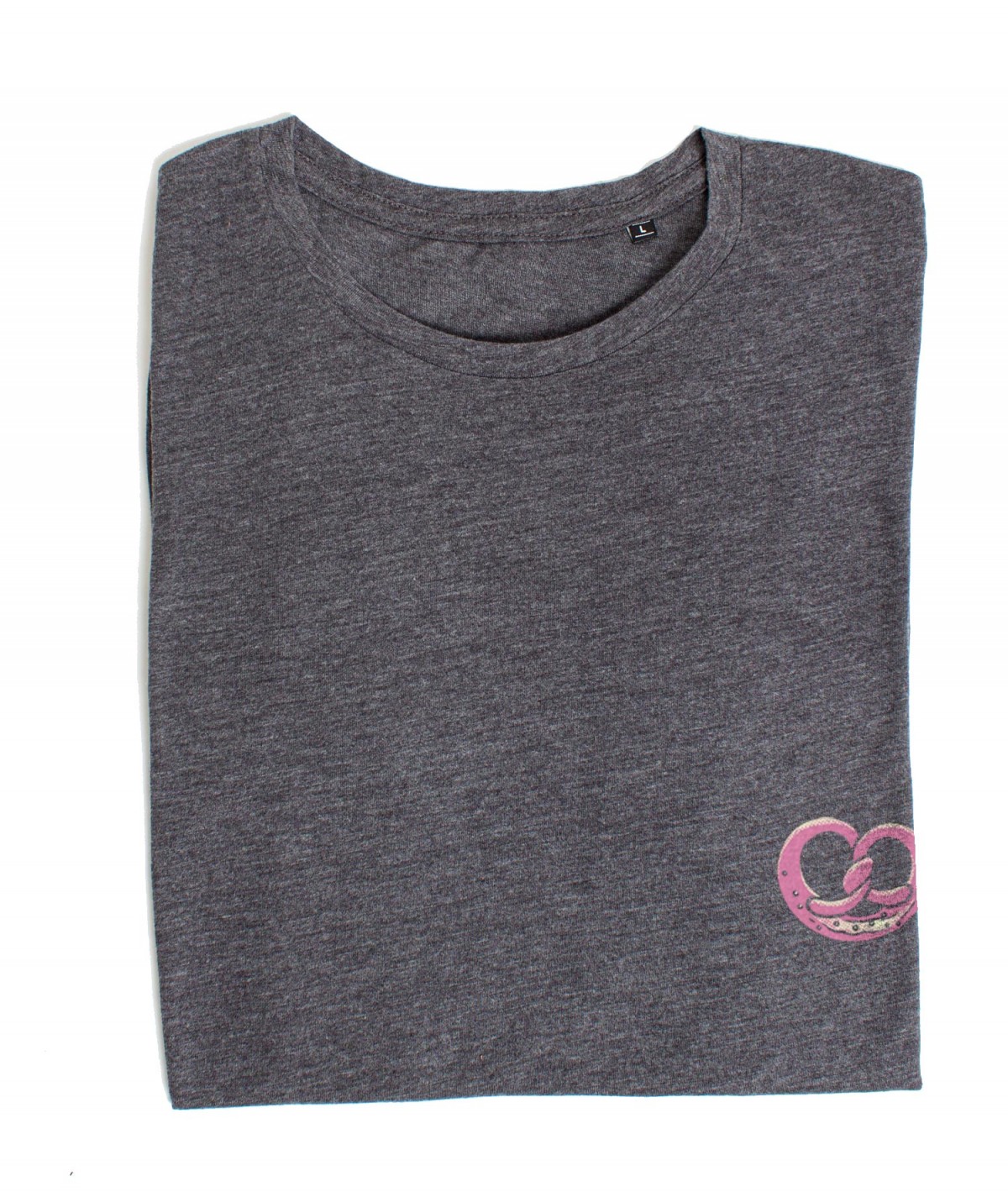 Martin Krusche - Männershirt »Brezel« Darkheathergrey