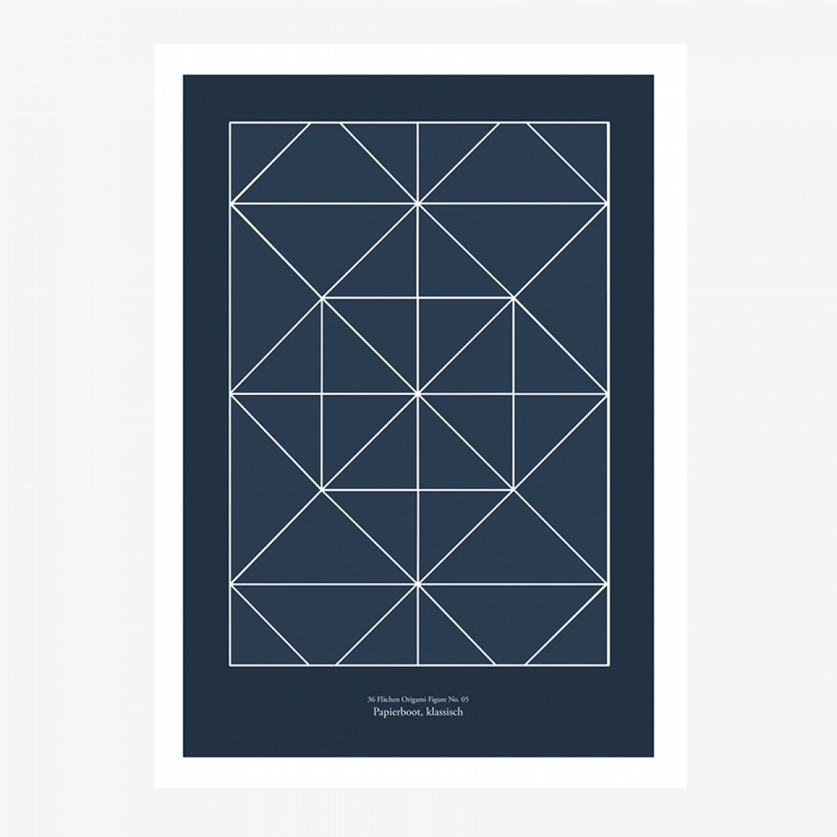 Origami Print Papieboot von Christina Pauls