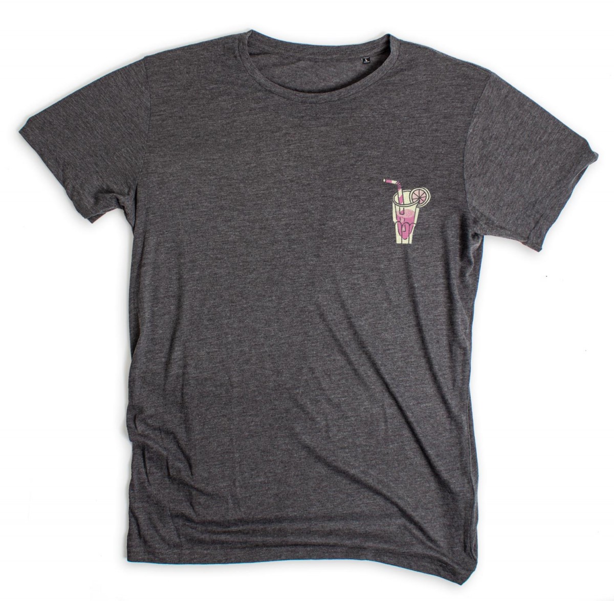 Martin Krusche - Männershirt »Cocktail« Dark Heathergrey