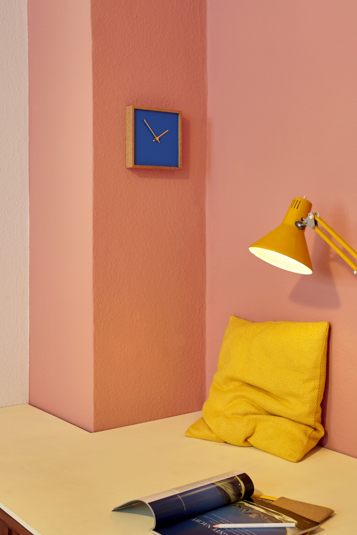 the square - blau | Constantin Lindner | Wanduhr Standuhr Uhr