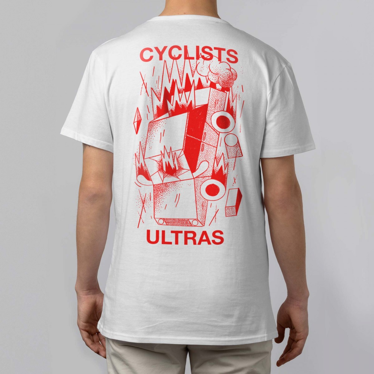 Martin Krusche - T-Shirt White »Cyclists Ultras«