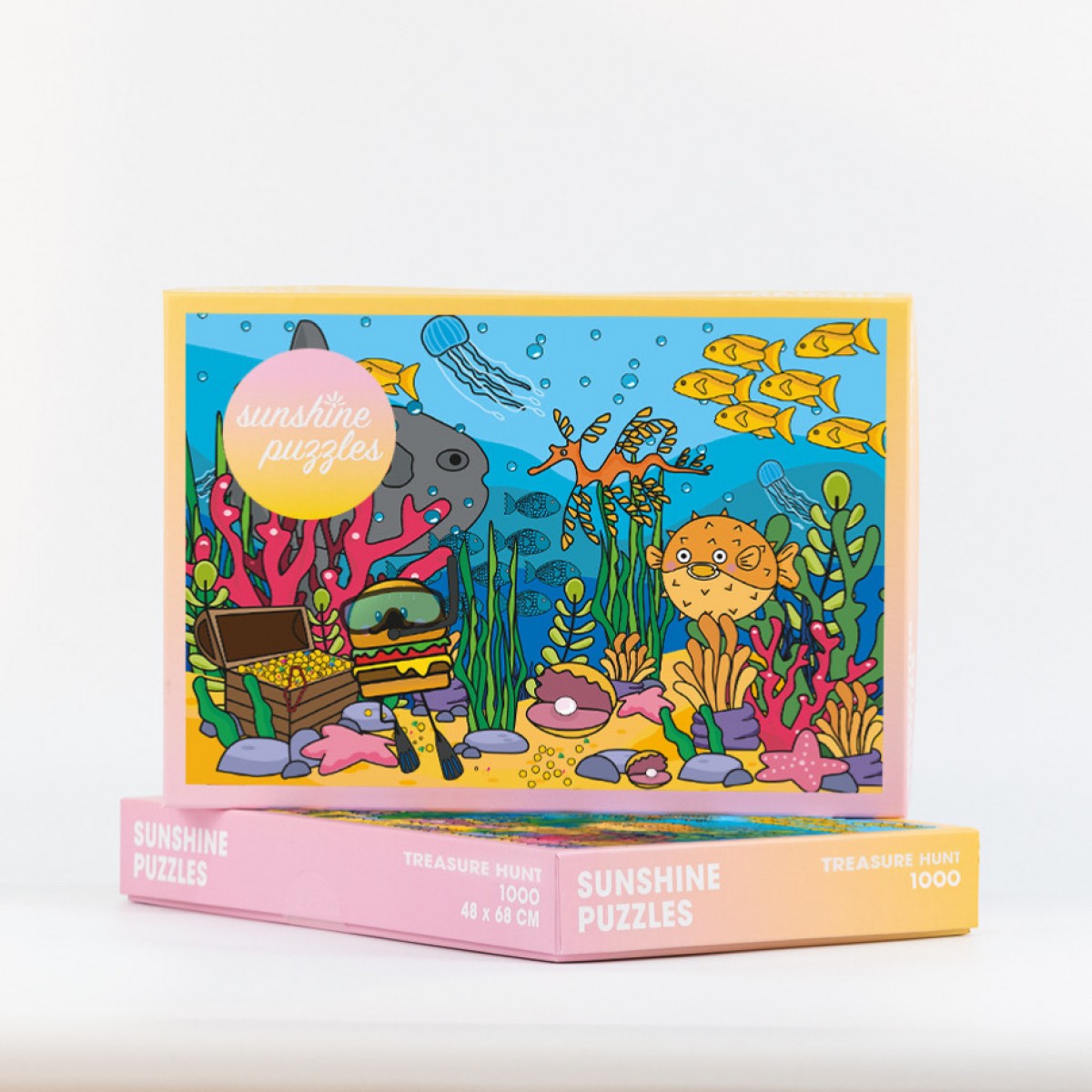 SUNSHINE PUZZLES, TREASURE HUNT, 1000 TEILE Puzzle
