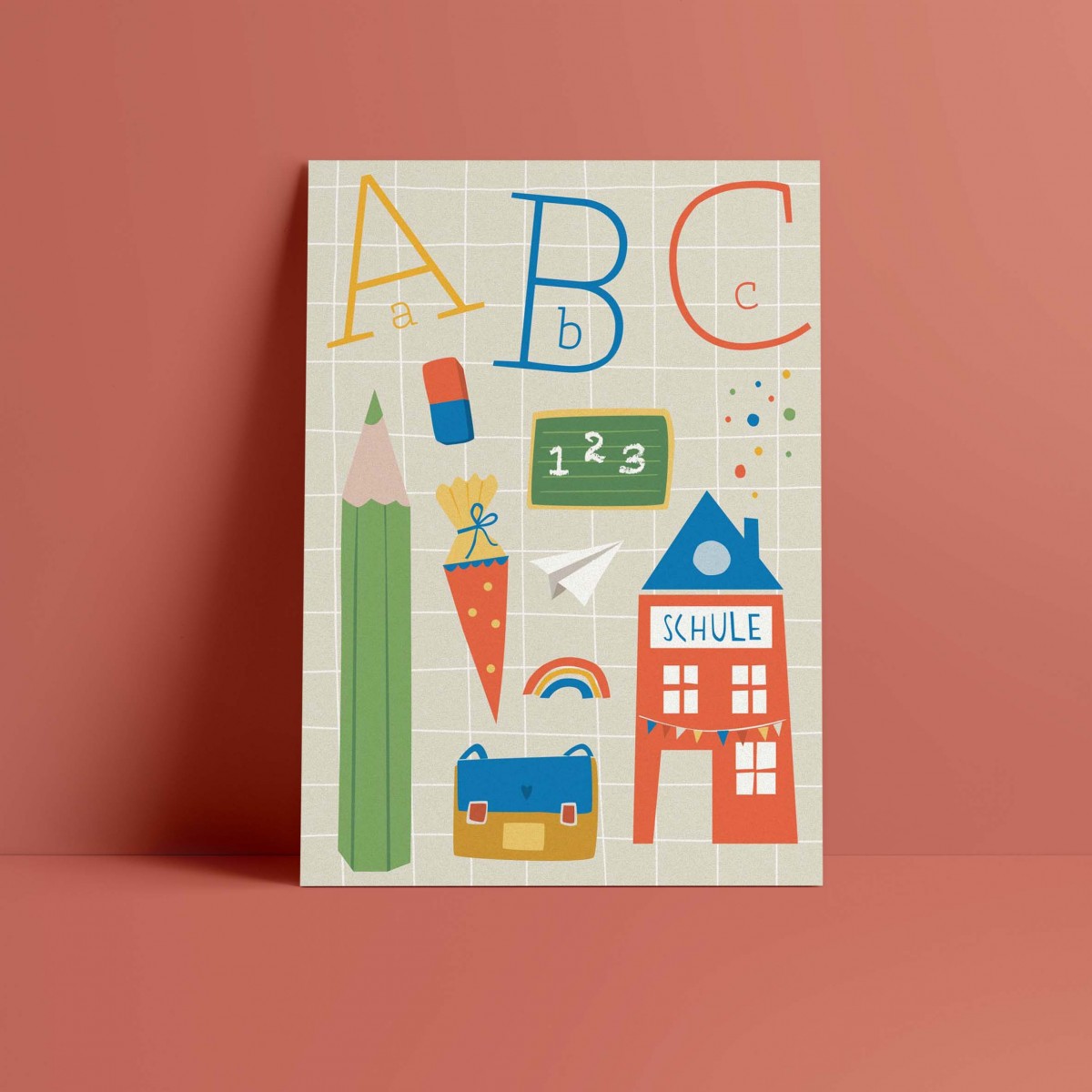 Designfräulein // Postkarte // ABC