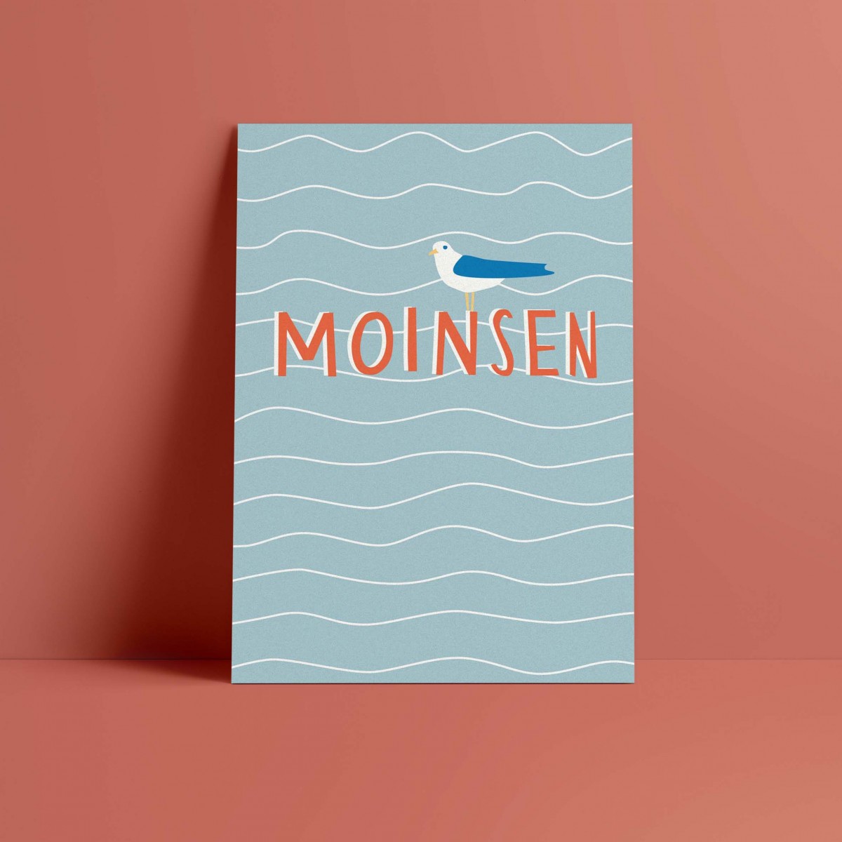 Designfräulein // Postkarte // Moinsen