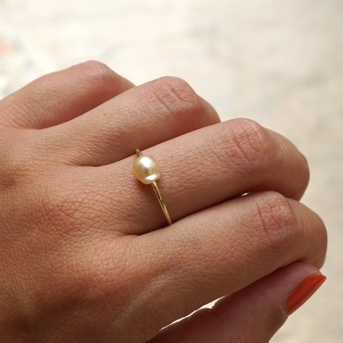 Perlenring - Ida Fischer Schmuck