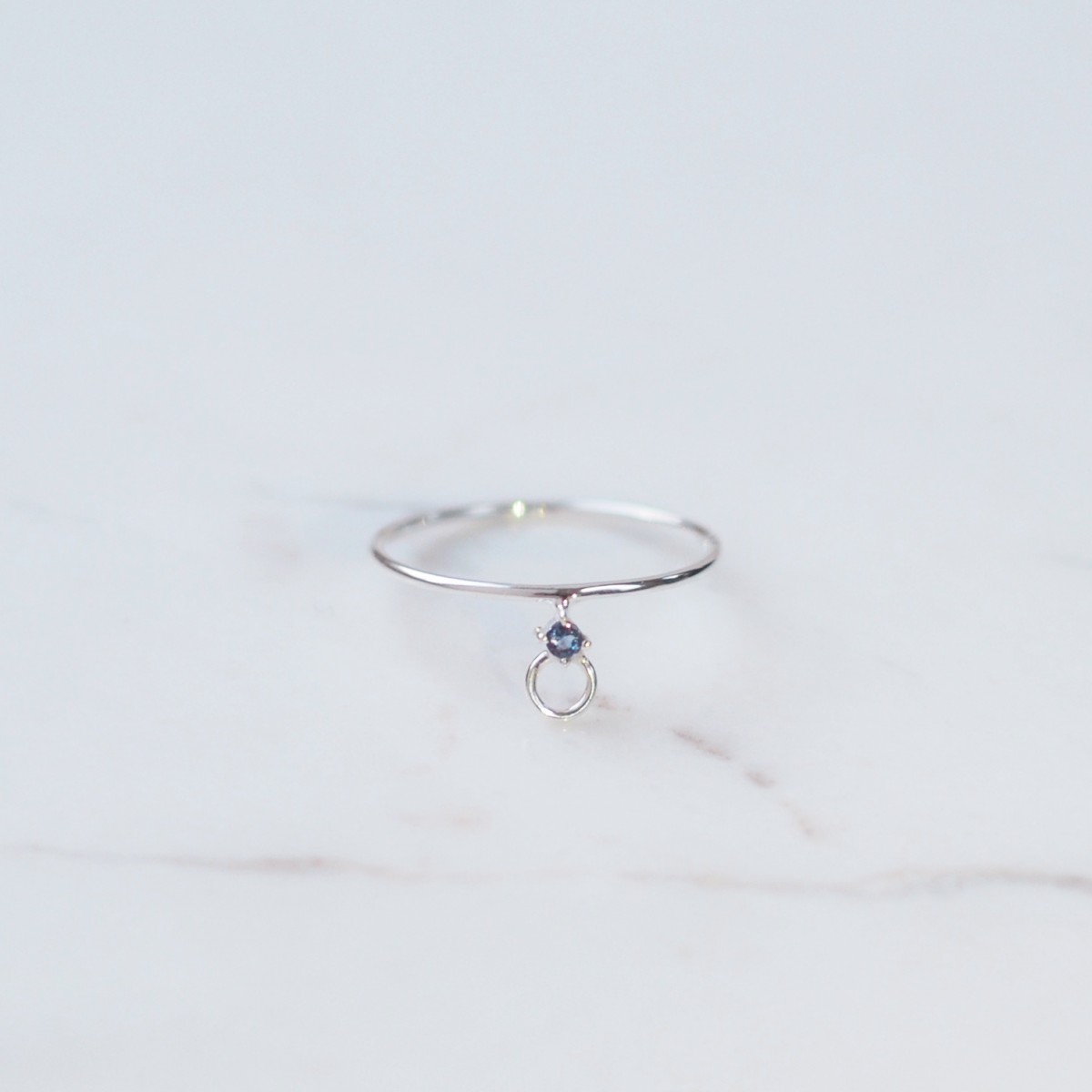 iloveblossom LET HER DANCE RING // IOLITH // silver