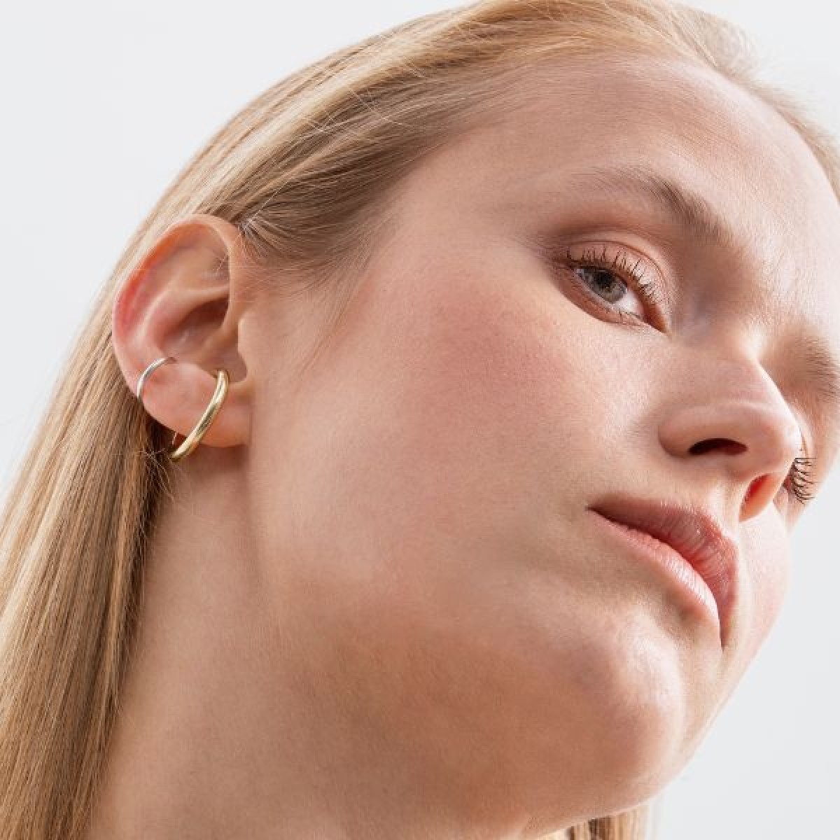 großer Ear Cuff Messing - Ida Fischer Schmuck 