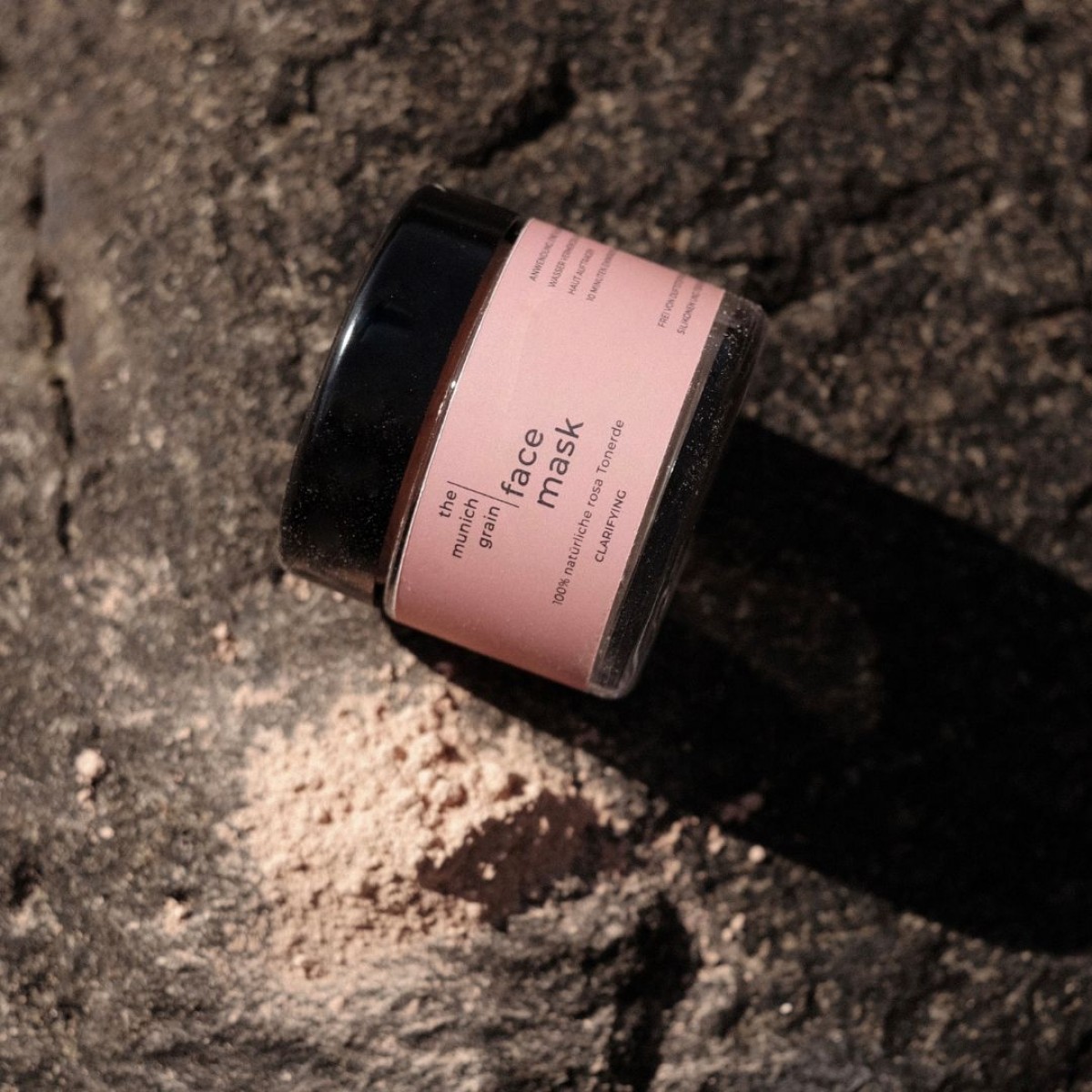 Rosa Tonerde Maske von the munich grain