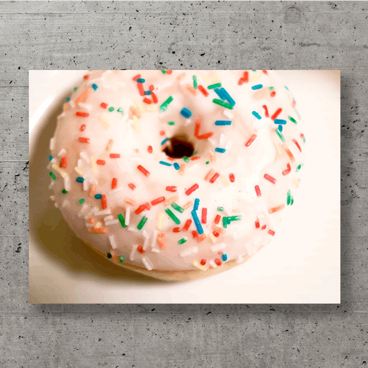 ZEITLOOPS "Donut", Posterprint, 30x40 cm