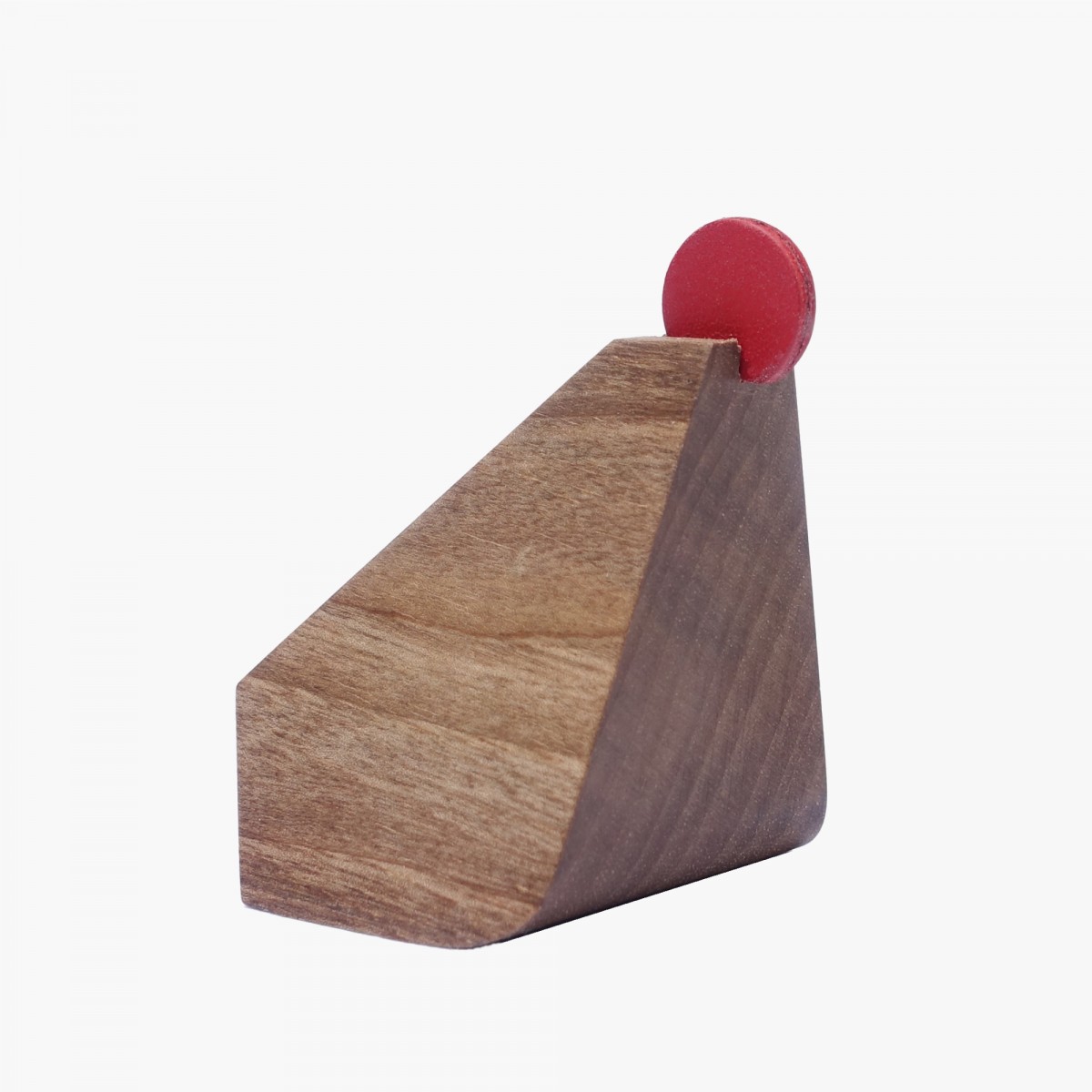 EINFACHDESIGN Deko Holzhuhn aus Nussbaum
