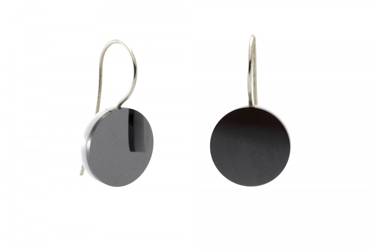 Eva Slotta Jewellery "Tint Deep" Ohrringe mit Hämatit, 925 Silber