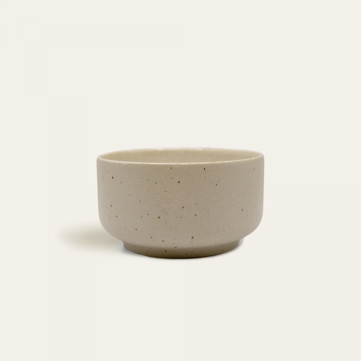 Handgemachte Steingut Schüssel Eelina - Cappuccino Beige - EDDA stoneware