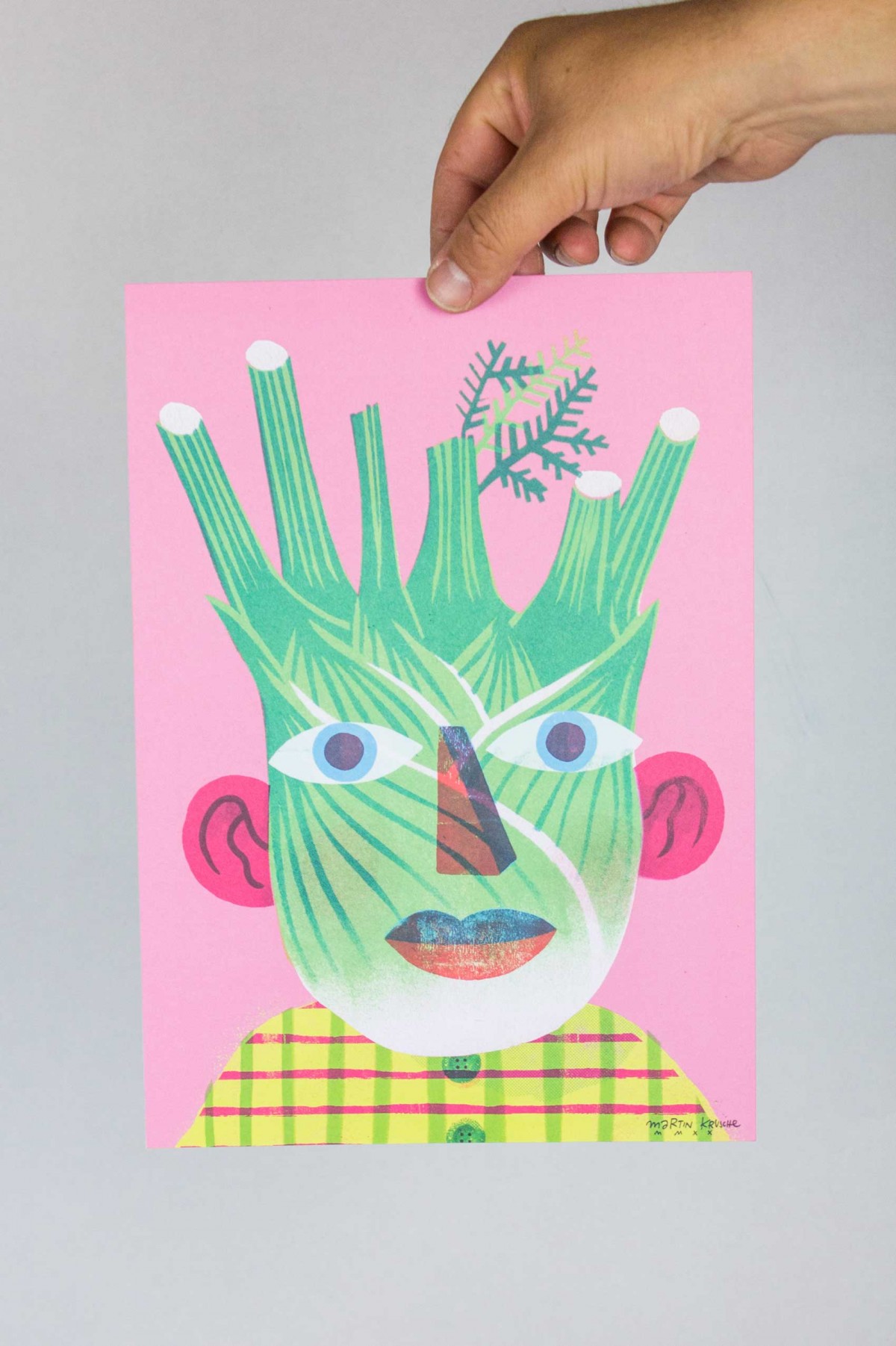 Martin Krusche - Poster »Fenchelface« DINA4