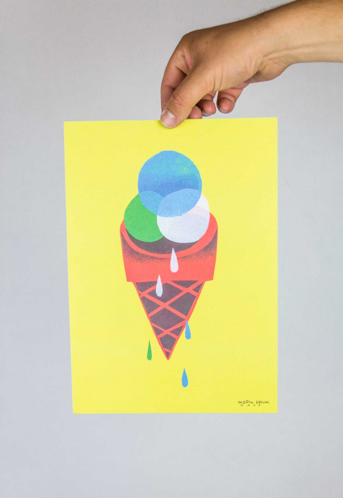Martin Krusche - Poster »Gelato« DINA4