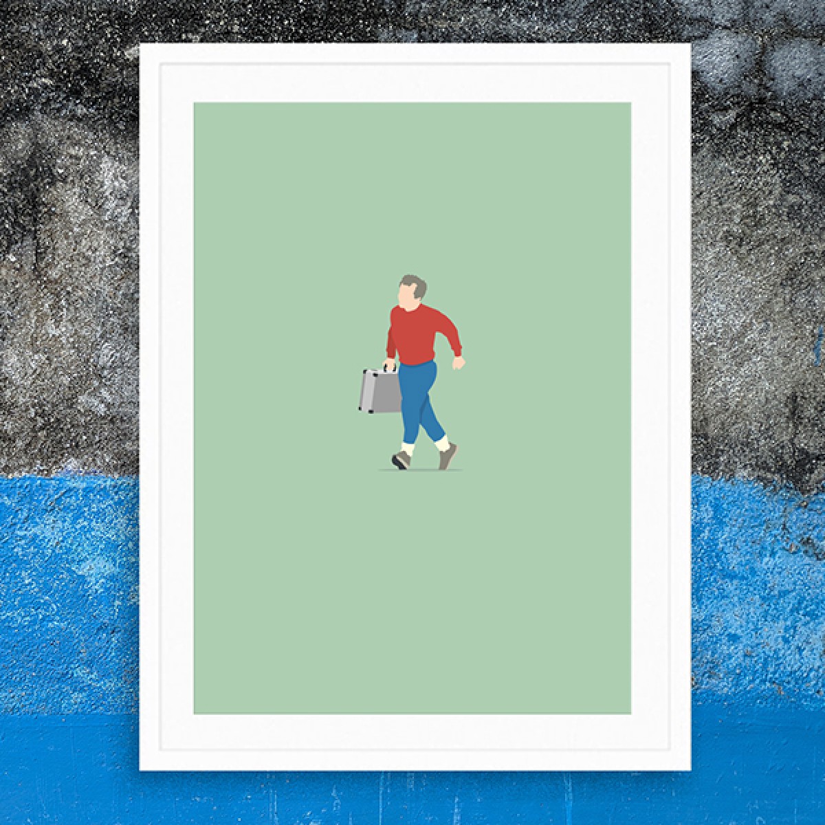 "Der beste Mann" A3 Fußballposter von HANDS OF GOD