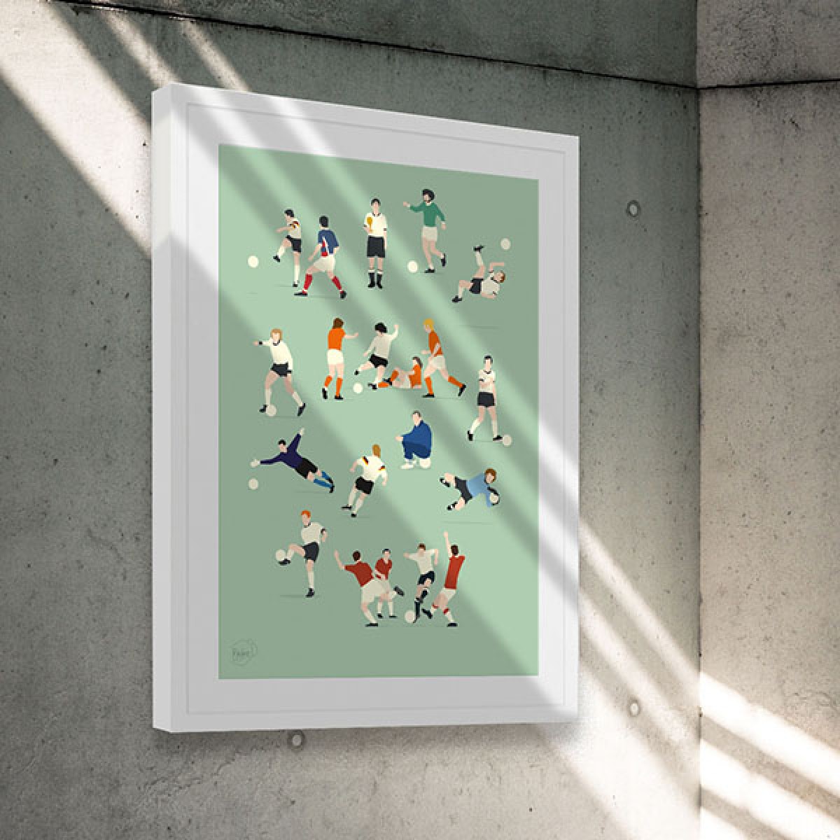 "Hall of Fame" Fußballposter von HANDS OF GOD
