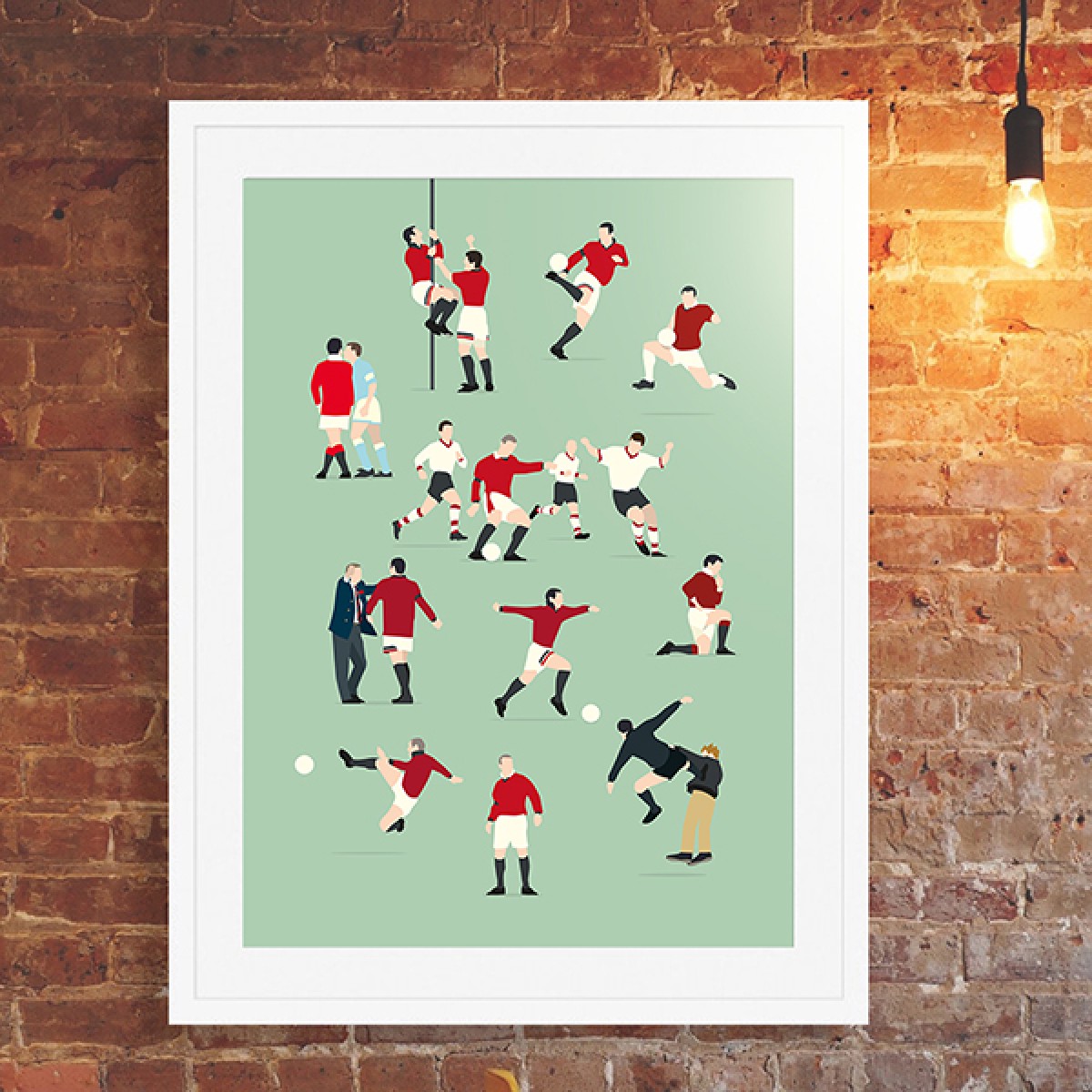 "King Eric" Fußballposter von HANDS OF GOD