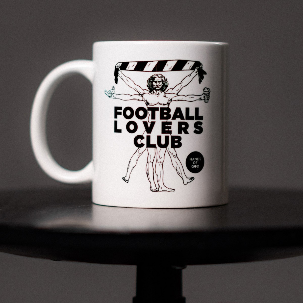Tasse LOVERS für Fußballfans von HANDS OF GOD