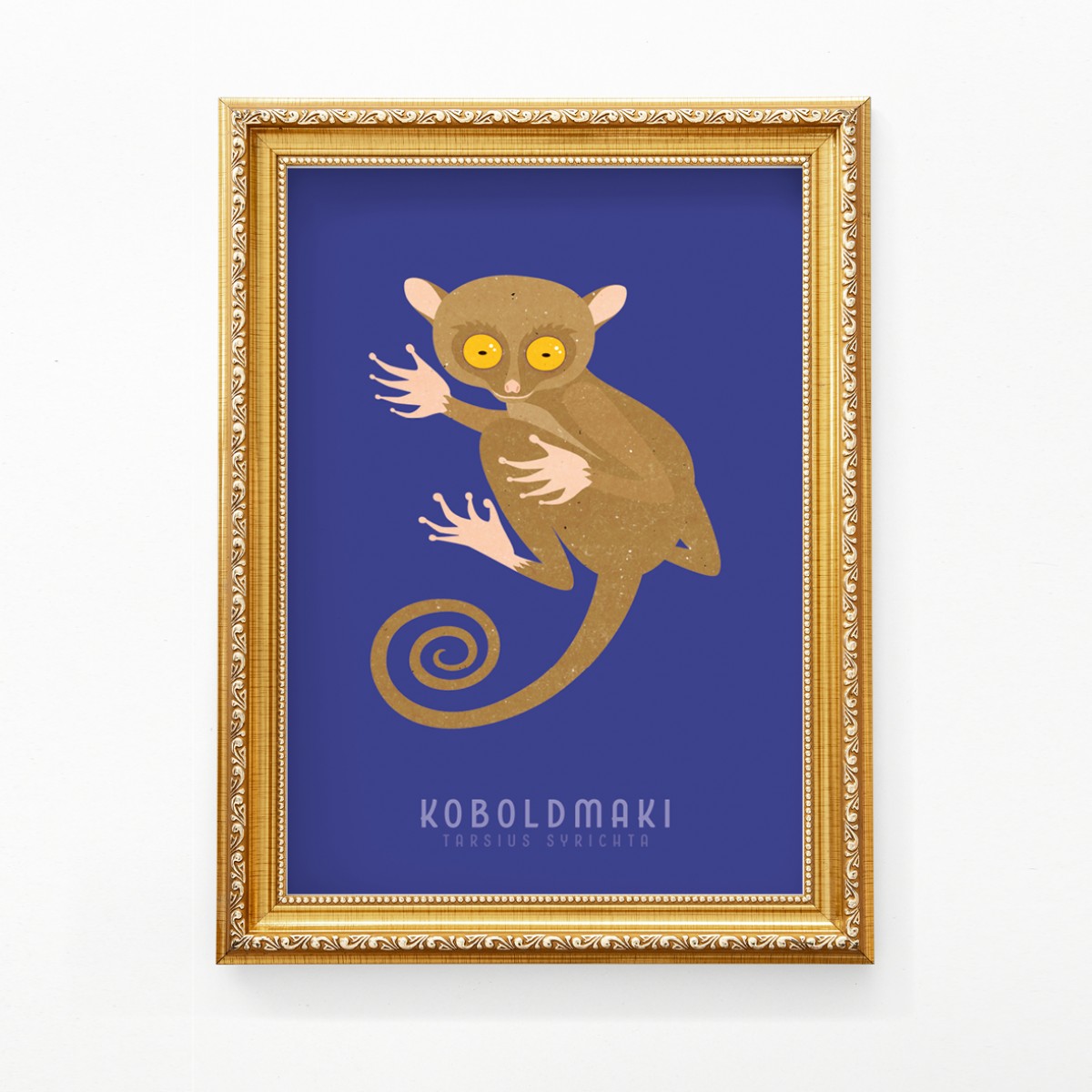 Hey Urban Monkey - A4 Poster - „Koboldmaki“