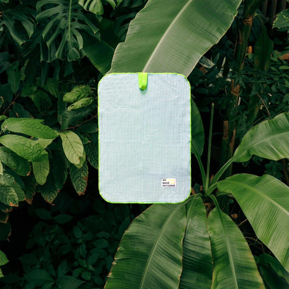 We Make Patterns - Reisehandtuch Baumwolle Klein Mint