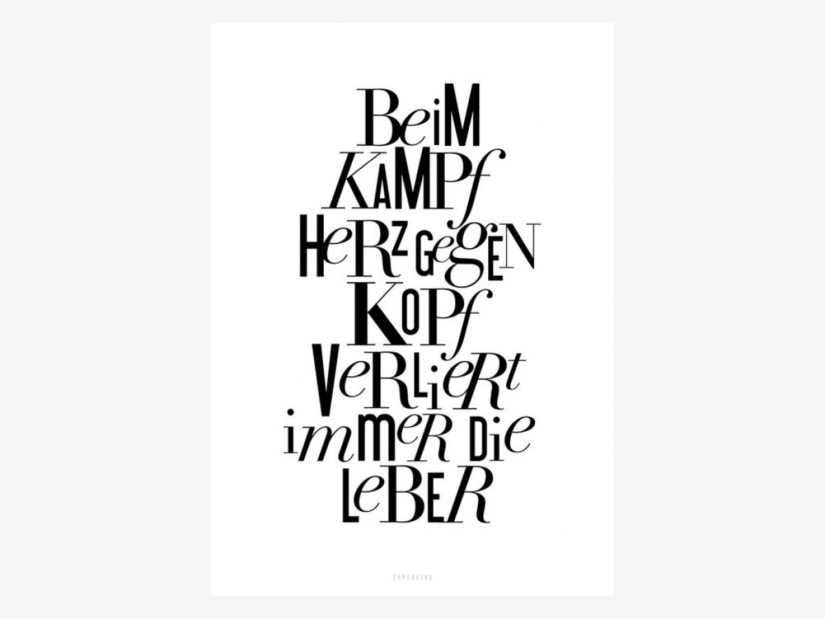typealive / Herz Gegen Kopf