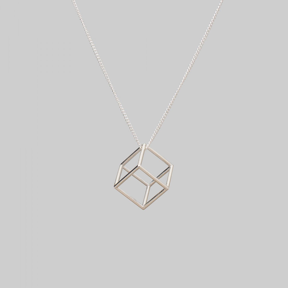 Teresa Gruber Anhänger "platonic solids- Hexaeder", 925 Silber