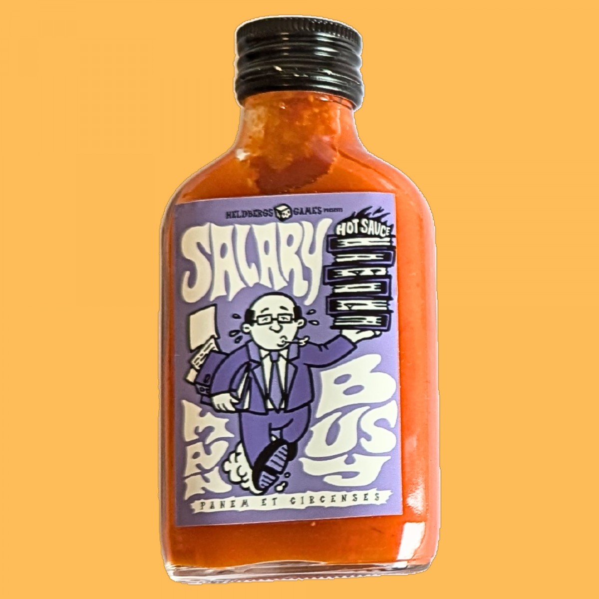 Hot Sauce Salaryman – Jalapeño-Chili-Sauce in Geschenkset mit Figur - Heldbergs Games