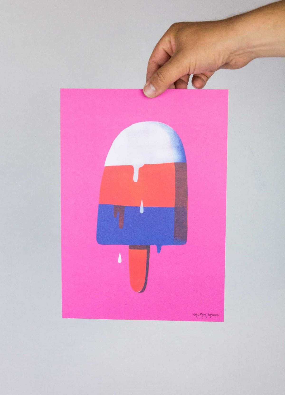 Martin Krusche - Poster »Ice« DINA4