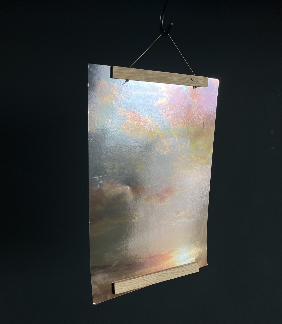 POSTER SUNRISE CHROM – Druck auf Spiegelkarton von not white studio