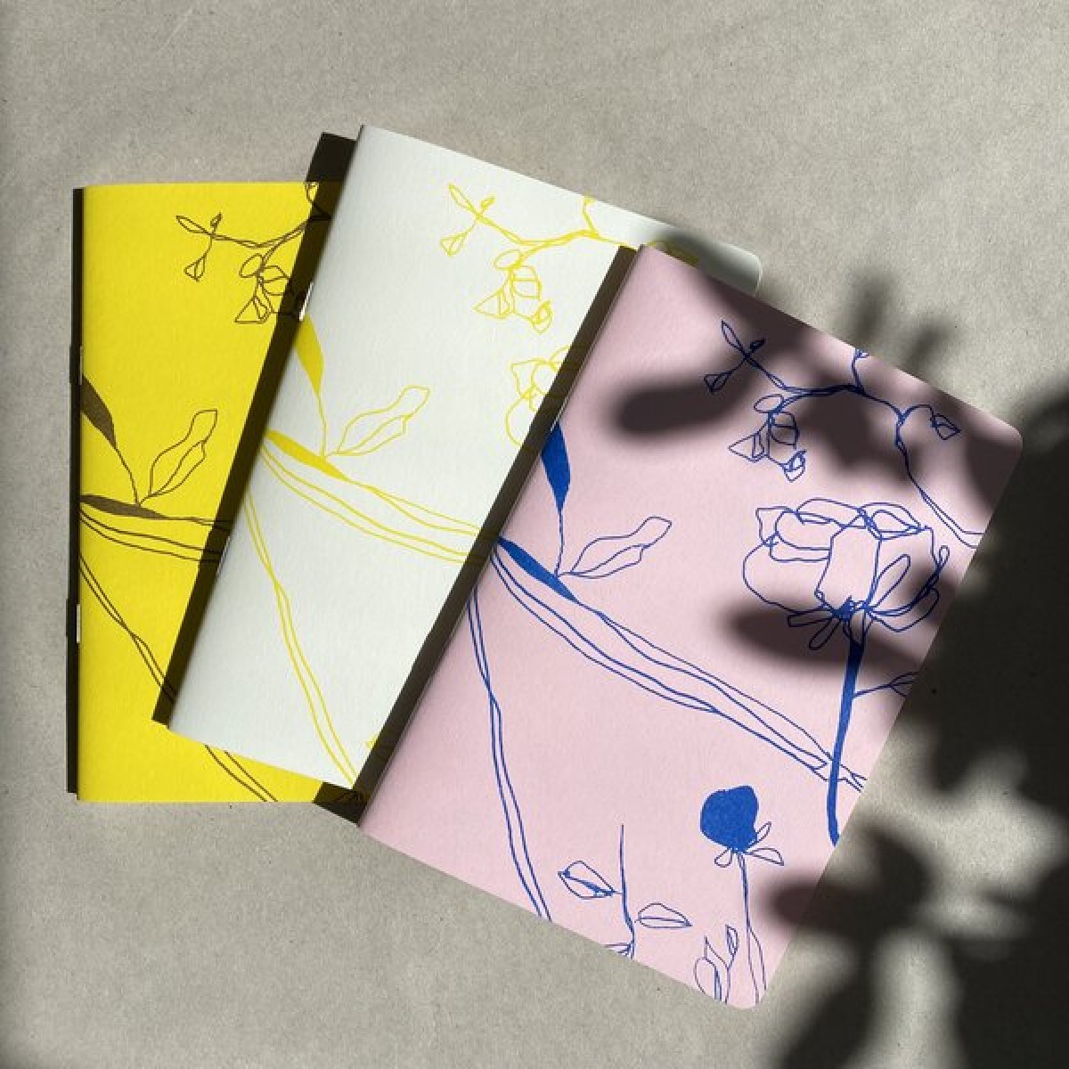 Notizbuch Dreierpack – BUTTERCUP
 – HERR & FRAU RIO
